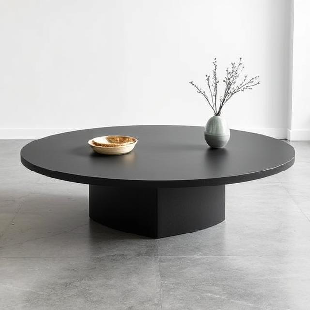 Enzo Black Micro Concrete Coffee Table