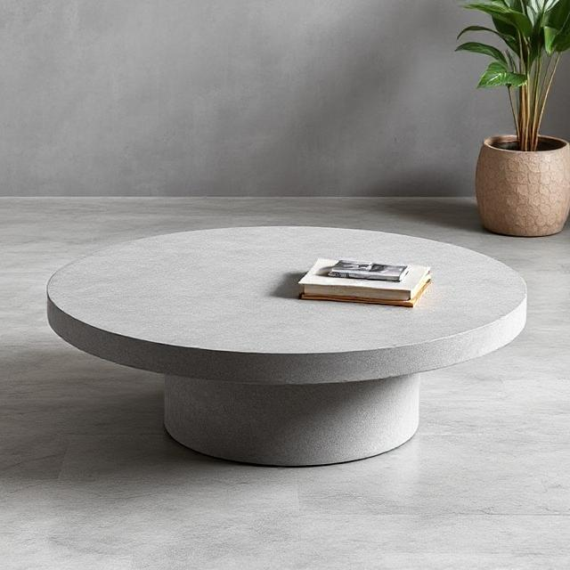 Stratos Gray Micro Concrete Coffee Table