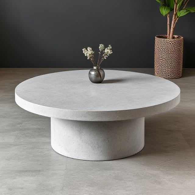 Stratos Gray Micro Concrete Coffee Table