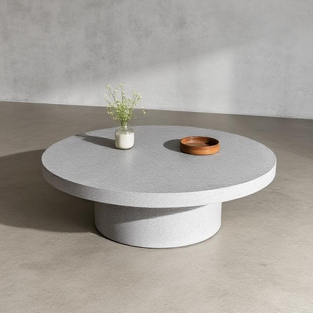 Stratos Gray Micro Concrete Coffee Table