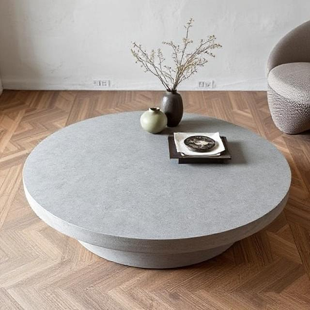 Stratos Gray Micro Concrete Coffee Table